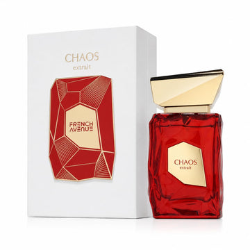 Fragrance World French Avenue Chaos Extrait de 3.40 Ounce / 100 ml – Luxury Long Lasting Woody Fresh Perfume for Unisex