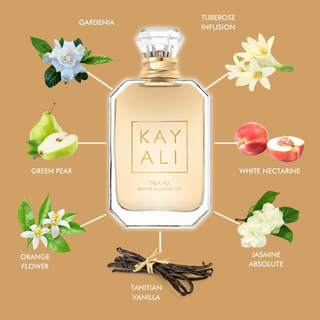 Kayali Huda Beauty Deja Vu White Flower 57 Eau De Parfum
