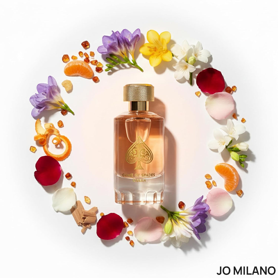 Jo Milano Game of Spades Queen 3.4 fl oz / 100 ml – Luxury Bold & Long Lasting Perfume for Women