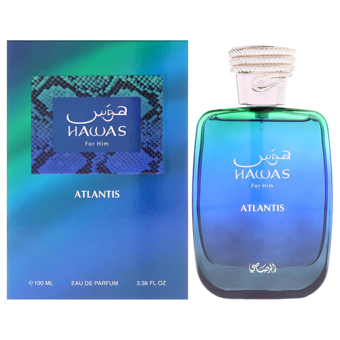 RASASI Hawas Atlantis Eau de Parfum for Men Fresh & Modern Scent Spray