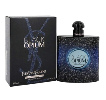 Yves Saint Laurent Black Opium Intense 3.0 oz / 90 ml – Luxury Premium Long Lasting Perfume for Women